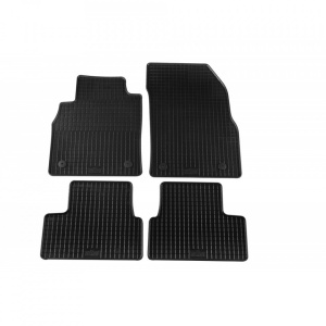 Set 4 covorase auto din cauciuc PETEX, negru, compatibil cu Opel Astra J 11/2009-08/2015, Astra J Sports Tourer 11/2010-03/2016, Astra J GTC 11/2011,