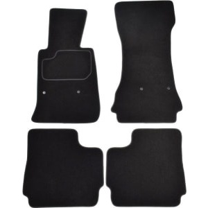 Set 4 covorase auto MAMMOOTH, Velur, pentru BMW 3 (E36) 1991-1999 CONVERTIBLE, Negru