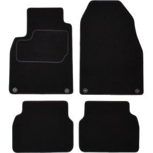 Set 4 covorase auto MAMMOOTH, Velur, pentru SAAB 9-3 2002-2015 SALOON, Negru