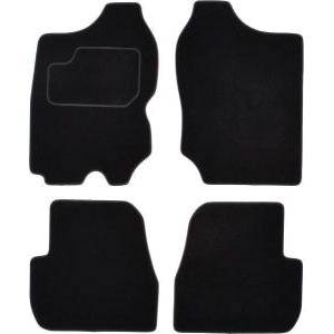 Set 4 covorase auto MAMMOOTH, Velur, pentru SUZUKI JIMNY 1998+ SALOON, Negru