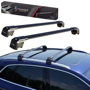 Set bare transversale portbagaj de tip Wingbar, TRX2-82-88, Culoare neagră, dedicate pentru CUPRA FORMENTOR 2020-2024