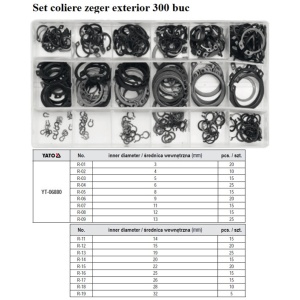 Set coliere zeger exterior 300 buc