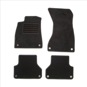 Set covorase auto tip mocheta PETEX 11267402PX, model REX, culoare grafit, pentru AUDI A4, 10.2015-, AUDI A5 Sportback, 2017-