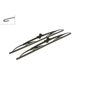 Set stergatoare Bosch ECO, pentru parbriz 55 cm si 55 cm, pentru prindere clasica (carlig)