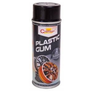 Spray Vopsea Cauciucata pentru Jante, culoare Neagra, 400ml, Champion Color