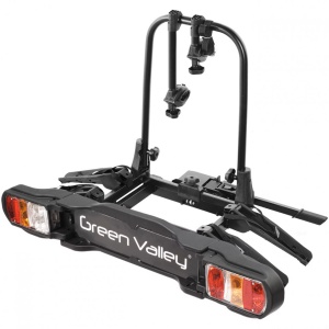 Suport 2 biciclete Green Valley DISCOVERY (3 cu adaptor) cu prindere pe carligul de remorcare