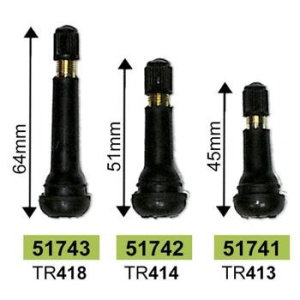 Valve Pentru Anvelope Tr414 51Mm - Set 100Buc