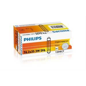 12848Cp Bec 12V3W Tip Sofit Sv6X27 (Se Factureaza Cate 10) Philips