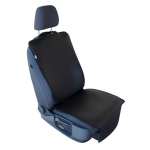 20201Cp Protectie Scaun Auto Din Piele Ecologica Pentru Scaune De Copii Neagra Carpassion
