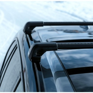Bare transversale Thule WingBar Evo Flush Edge Silver dedicate pentru Toyota bZ4X 5-dr SUV 2022- cu bare longitudinale integrate - Img 11