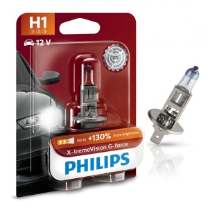 Bec auto Philips H1 X-tremeVision G-force +130, 12V, 55W