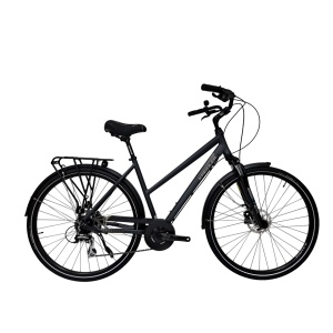 Bicicleta Trekking Kreidler LD - 28 Inch, M, Negru