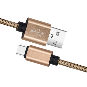 Cablu Date Incarcare Usb La Type-C 1M 2A Gold