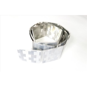 Cb0180001-Metru 1 Metru Banda Reflect Alba, Intrerupta, Pt Supraf Flexibila Avery Dennison-Sua