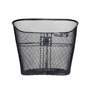 Cos Fata Bicicleta, metalic, DHS, accesorii prindere incluse - Negru