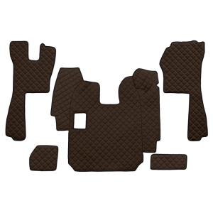 Covorașe pentru Camioane F-CORE - Set Complet din Piele Ecologică Matlasată pentru SCANIA P,G,R,T