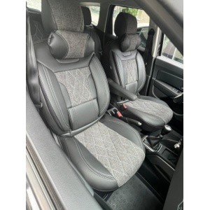 Duster II (2018-2024) - Set Huse scaune Marmaris - realizate special pentru Duster - Img 3