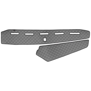 Husa bord camion F-Core, Piele-ECO, pentru VOLVO FH 16 II, Gri