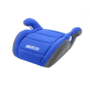Inaltator auto Sparco Booster F100K, varsta recomandata 4-12 ani, Albastru/Gri