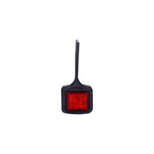 Lampă gabarit, Horpol, pătrată, 2 funcții, LED alb-roșu, partea stângă, alimentare 12/24V