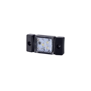 Lampă gabarit, Horpol, reflectorizantă, LED lumină albă, marcaj lateral, alimentare 12/24V