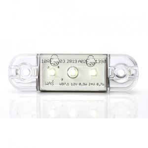 Lampa gabarit led 710 w97.1, 12v-24v, pozitie alb was