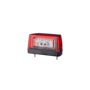 Lampă plăcuță de înmatriculare, Horpol, roșie, universală, 12/24V