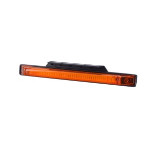 Lampă poziție, Horpol, galbenă, tip baghetă, cu suport, 12/24V