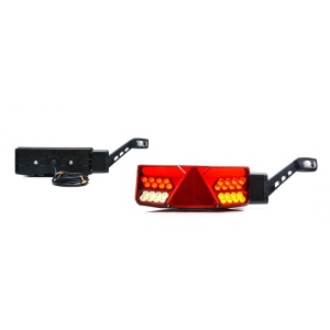 Lampă spate multifuncțională, WAŚ, cu 5 funcții, dreapta, marcaj lateral W145 12/24V