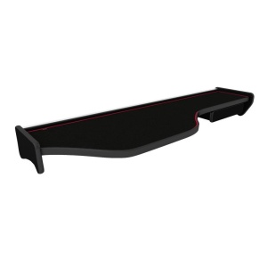 Masa bord, F-CORE, model lung, cu sertar, pentru DAF XF 95, 2002-2006, Negru/ Rosu