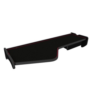 Masa bord, F-CORE, model lung, cu sertar, pentru RENAULT MAGNUM, 1996+, Negru/ Rosu
