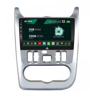 Navigatie Dacia Logan , Duster , Sandero 2009-2013, Android 12, A-Octacore , 2GB RAM , 32GB ROM, 9 Inch - AD-BGA9002,AD-BGRKIT367