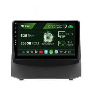 Navigatie Ford Fiesta (2009-2018), Android 13, Z-Octacore , 8GB RAM , 256GB ROM, 9 Inch - AD-BGZ9008,AD-BGRKIT131