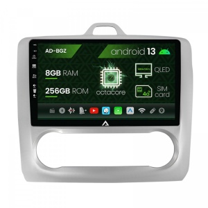 Navigatie Ford Focus MK2 (2004-2011), Clima automata, Android 13, Z-Octacore , 8GB RAM , 256GB ROM, 9 Inch - AD-BGZ9008,AD-BGRKIT117