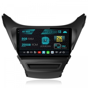 Navigatie Hyundai Elantra (2012-2014), Android 13, X-Octacore , 8GB RAM , 256GB ROM, 9Inch - AD-BGX9008,AD-BGRKIT177