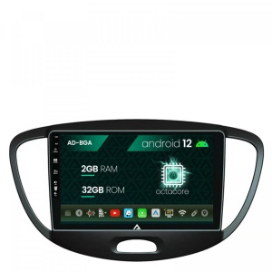 Navigatie Hyundai I10 (2007-2013), Android 12, A-Octacore , 2GB RAM , 32GB ROM, 9 Inch - AD-BGA9002,AD-BGRKIT198