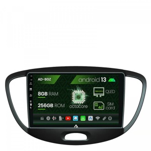 Navigatie Hyundai I10 (2007-2013), Android 13, Z-Octacore , 8GB RAM , 256GB ROM, 9 Inch - AD-BGZ9008,AD-BGRKIT198