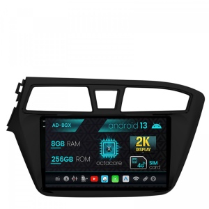 Navigatie Hyundai I20 (2014-2018), Android 13, X-Octacore , 8GB RAM , 256GB ROM, 9.5 Inch - AD-BGX9008,AD-BGRKIT194