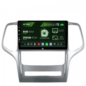 Navigatie Jeep Grand Cherokee (2010-2013), Android 13, Z-Octacore , 8GB RAM , 256GB ROM, 9 Inch - AD-BGZ9008,AD-BGRKIT297