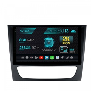 Navigatie Mercedes Benz W211,CLS, Android 13, X-Octacore , 8GB RAM , 256GB ROM, 9.5 Inch - AD-BGX9008,AD-BGRKIT415