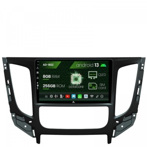 Navigatie Mitsubishi L200 (2014-2020), Android 13, Z-Octacore , 8GB RAM , 256GB ROM, 9 Inch - AD-BGZ9008,AD-BGRKIT274