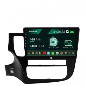 Navigatie Mitsubishi Outlander (2013-2020), Android 12, A-Octacore , 4GB RAM , 64GB ROM, 10.1 Inch - AD-BGA10004,AD-BGRKIT281