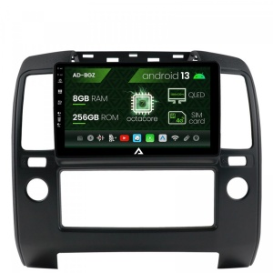 Navigatie Nissan navara, Android 13, Z-Octacore , 8GB RAM , 256GB ROM, 9 Inch - AD-BGZ9008,AD-BGRKIT170
