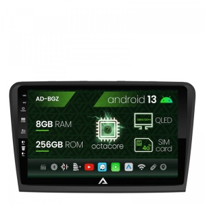 Navigatie Skoda Superb 2 (2008-2015), Android 13, Z-Octacore , 8GB RAM , 256GB ROM, 10.1 Inch - AD-BGZ10008,AD-BGRKIT043