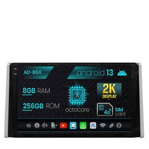 Navigatie Toyota RAV4 (2018,), Android 13, X-Octacore , 8GB RAM , 256GB ROM, 9.5 Inch - AD-BGX9008,AD-BGRKIT098