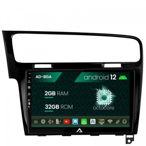 Navigatie Volkswagen Golf 7, Android 12, A-Octacore , 2GB RAM , 32GB ROM, 10.1 Inch - AD-BGA10002,AD-BGRKIT023B