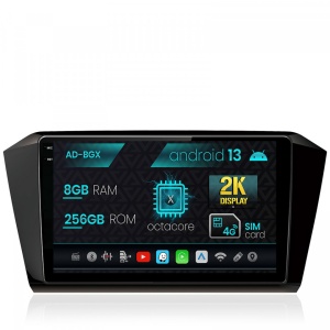 Navigatie Volkswagen Passat B8, Android 13, X-Octacore , 8GB RAM , 256GB ROM, 10.35 Inch - AD-BGX10008,AD-BGRKIT037