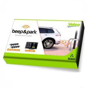 Sensor de parcare Beep & Park Parking Assistance System cu 8 Senzori si LCD Display