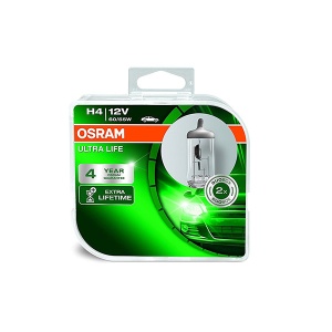 Set 2 Becuri 12V H4 60/55 W Ultra Life Osram