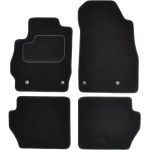 Set 4 covorase auto MAMMOOTH, Velur, pentru MAZDA 2 2007-2015 SALOON, Negru
